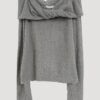 Twist Off-Shoulder Knit Top | 3色入 - Image 11